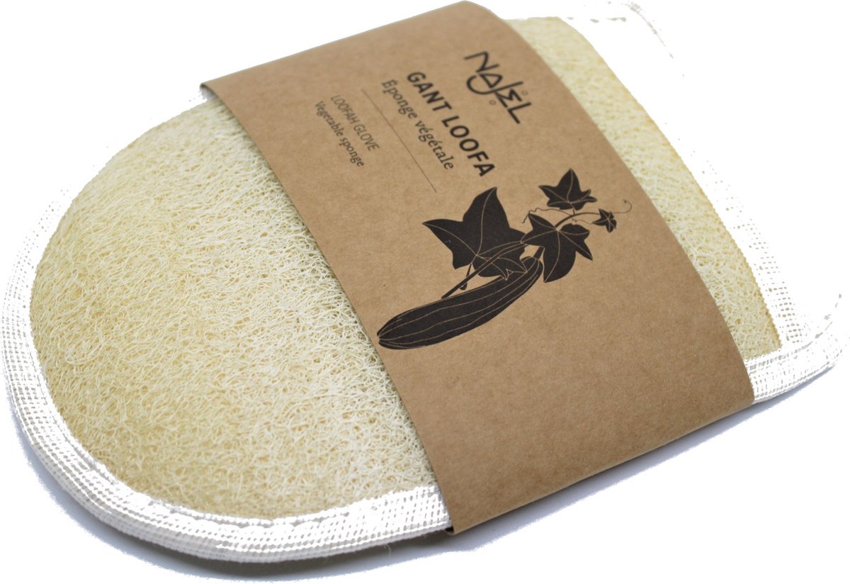 Najel loofah massagehandschoen