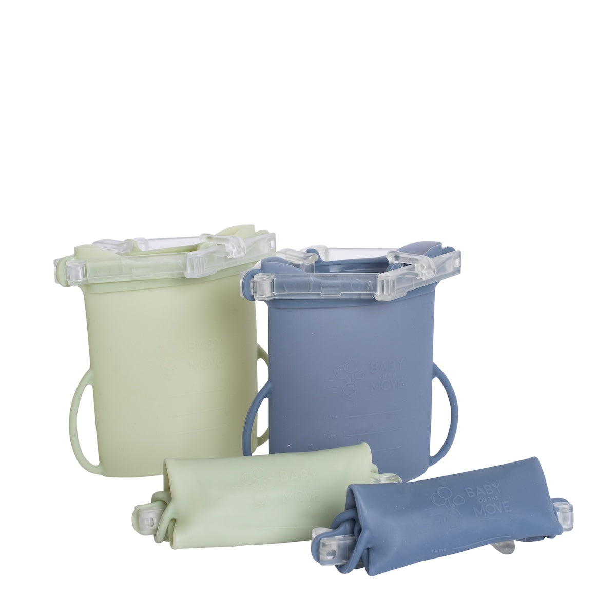 Baby on the Move Yummy Bag 4-pack - herbruikbare zakjes