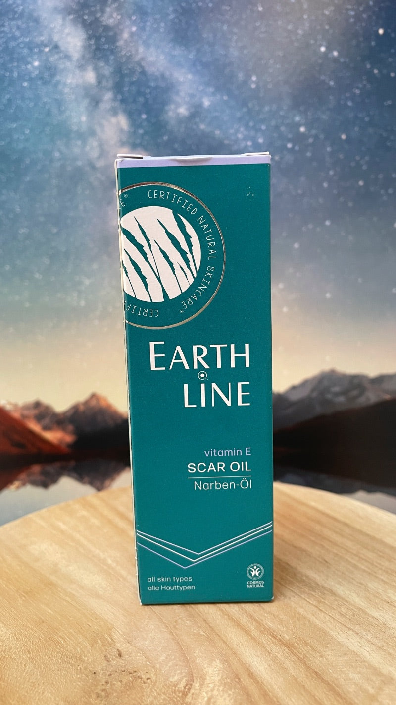 De verpakking van de littekenolie van Earth line