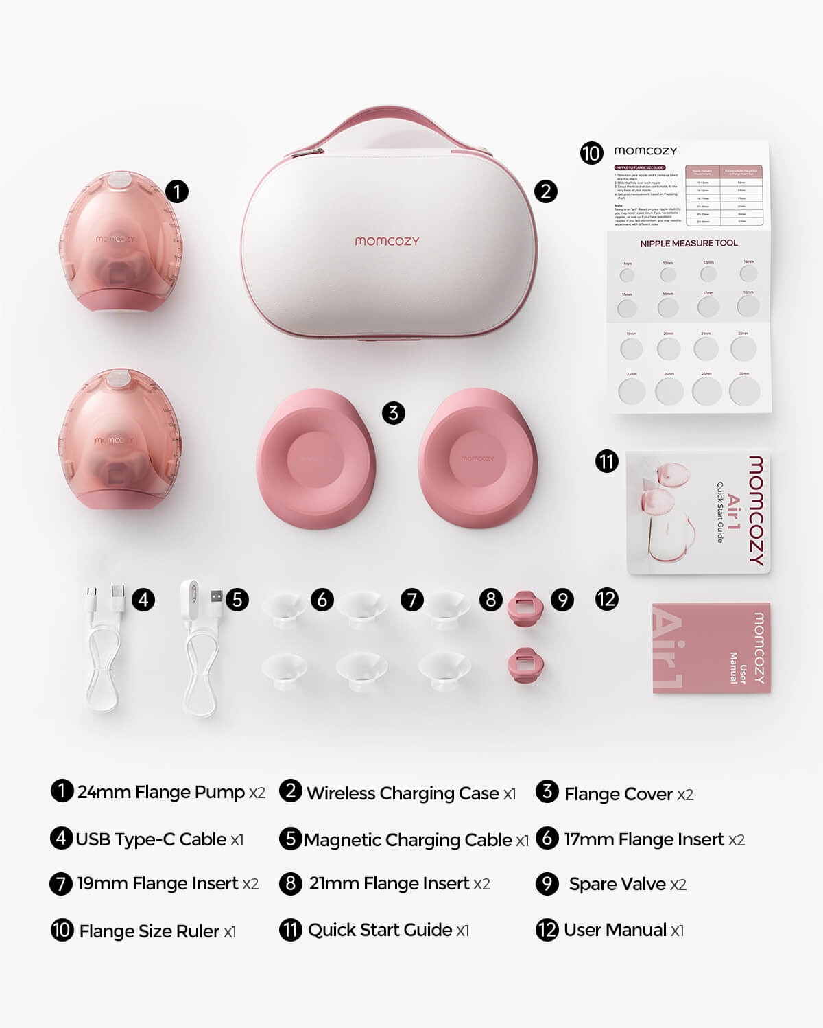 Momcozy Air 1 handsfree borstkolf