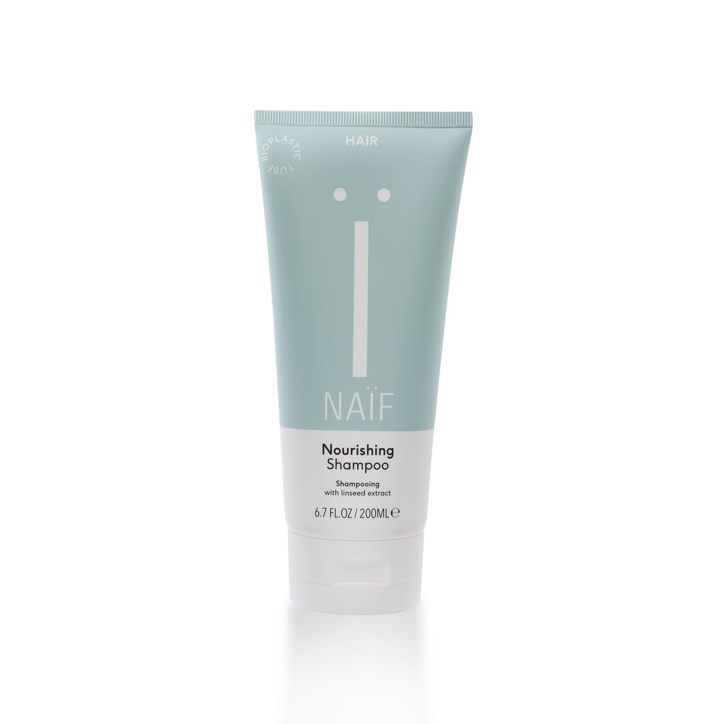 Ervaar de natuurlijke kracht van Naïf verzorgende shampoo voor een gezonde, glanzende haardos en een goed verzorgde hoofdhuid