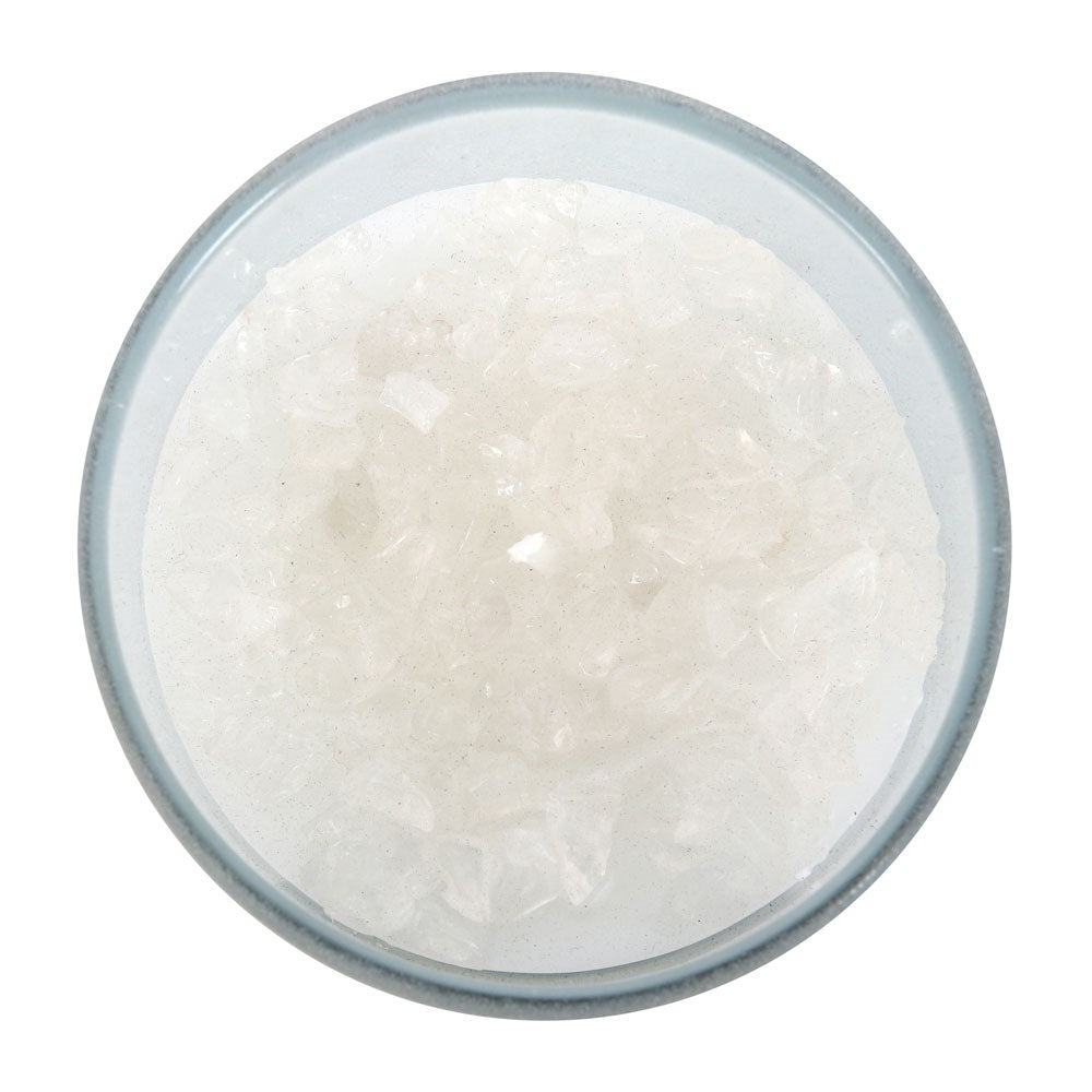 Kaars positiviteit met quartz kristalchips