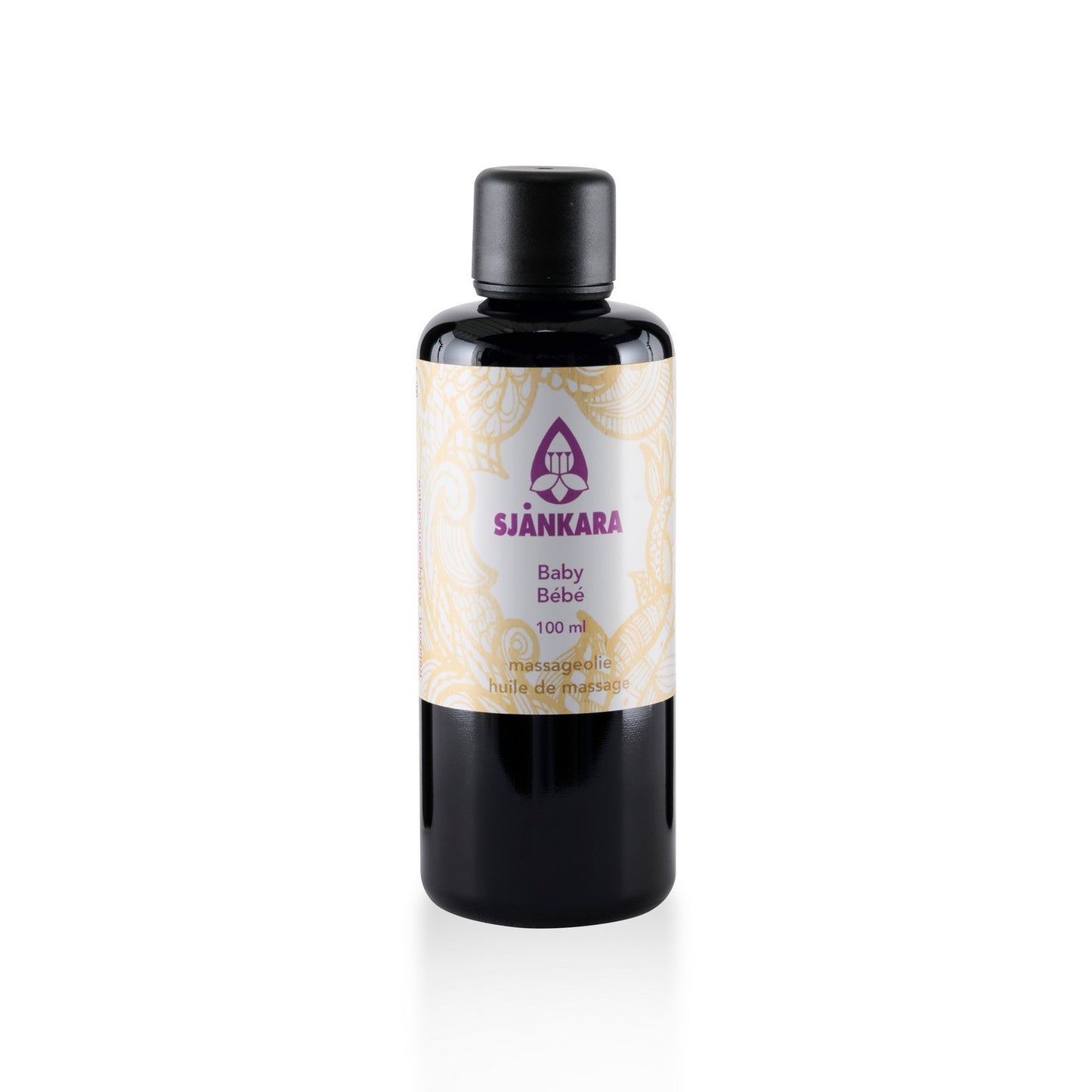 Baby massageolie is een combinatie van natuurlijke en essentiële oliën voor de delicate huid van baby's