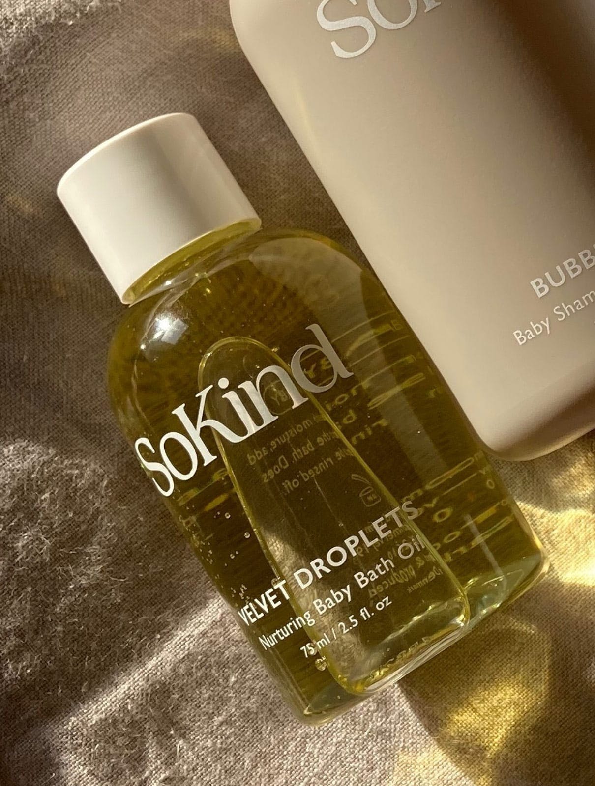 SoKind Velvet Droplets Nurturing Baby Bath Oil