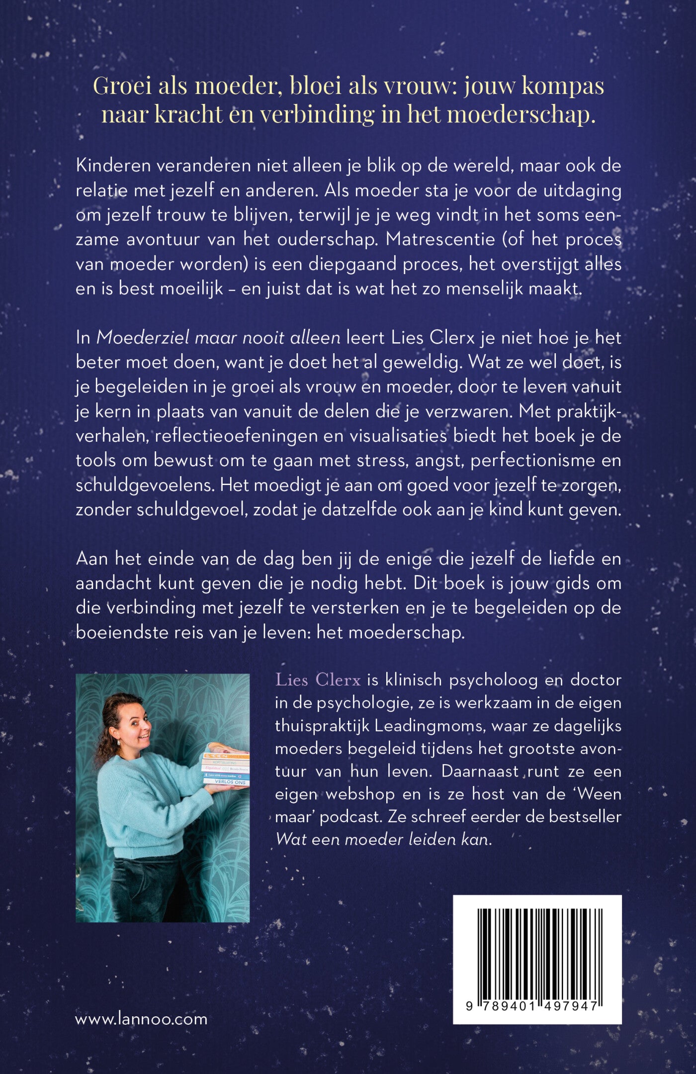Boek Moederziel maar nooit alleen - Lies Clerx