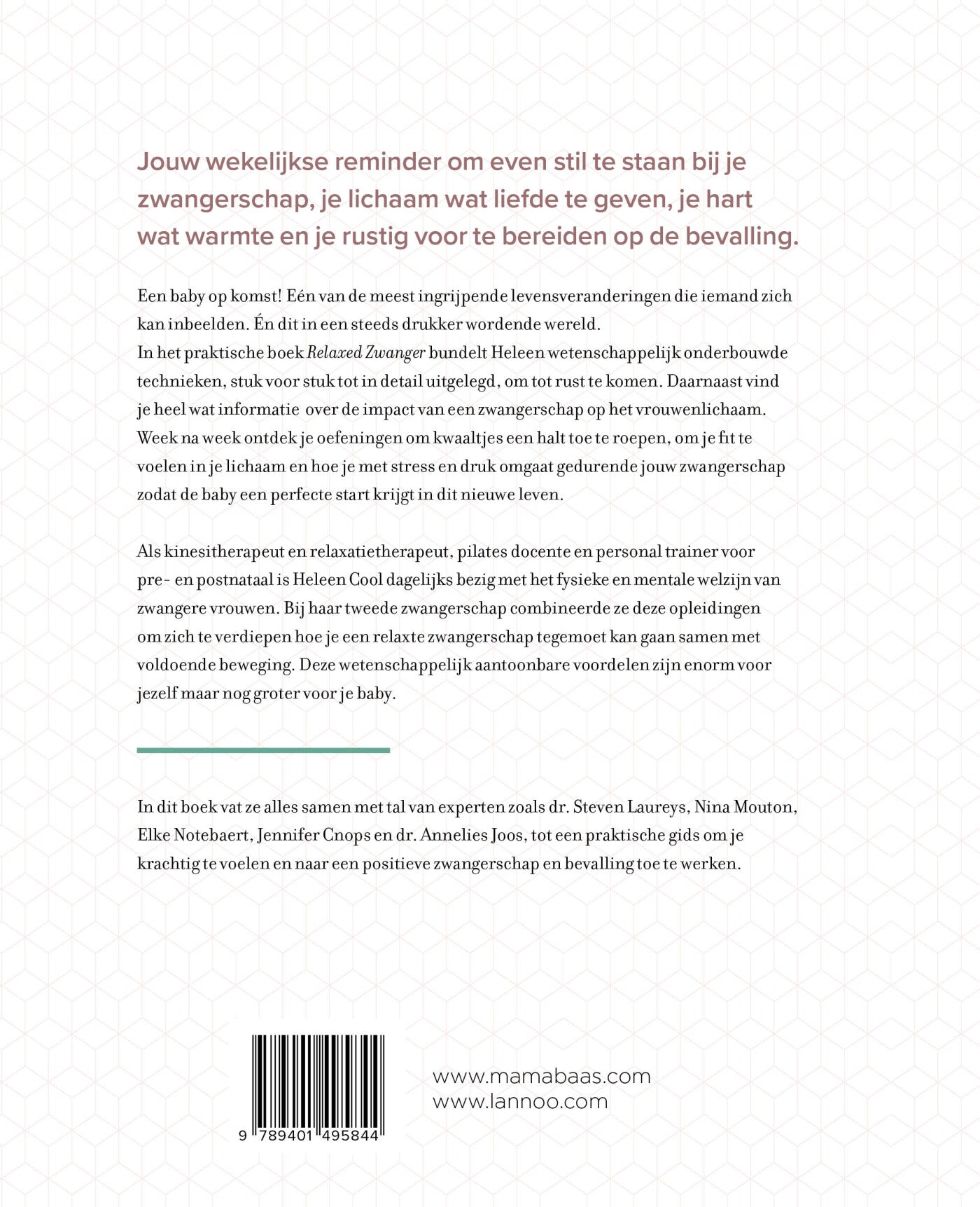 Boek Relaxed zwanger - Mama Baas