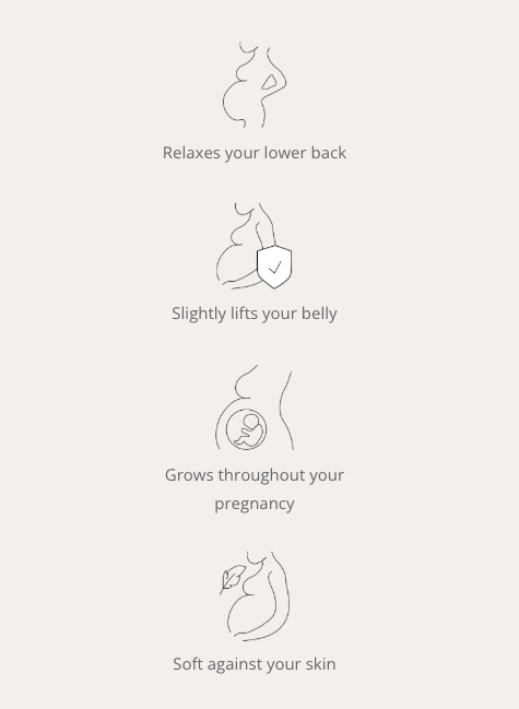 Carriwell Seamless Maternity Support Band - zwangerschapsbuikband