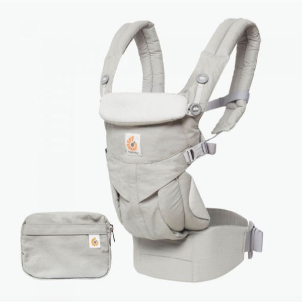 Draagzak van Ergobaby Omni 360 in lichtgrijs huren