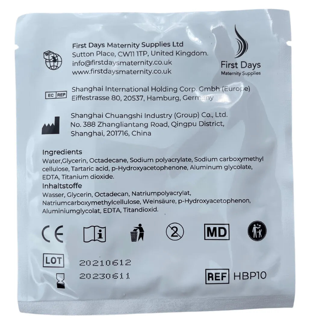 First Days Hydrogel borstkompressen (10st.)