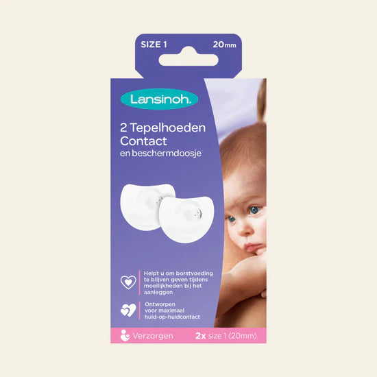 Lansinoh Contact Tepelhoedjes en beschermdoosje