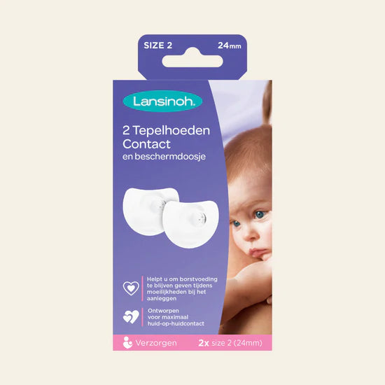 Lansinoh Contact Tepelhoedjes en beschermdoosje