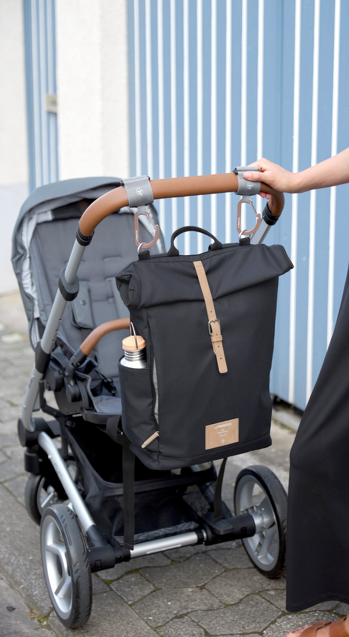 Lässig Rolltop Backpack verzorgingstas