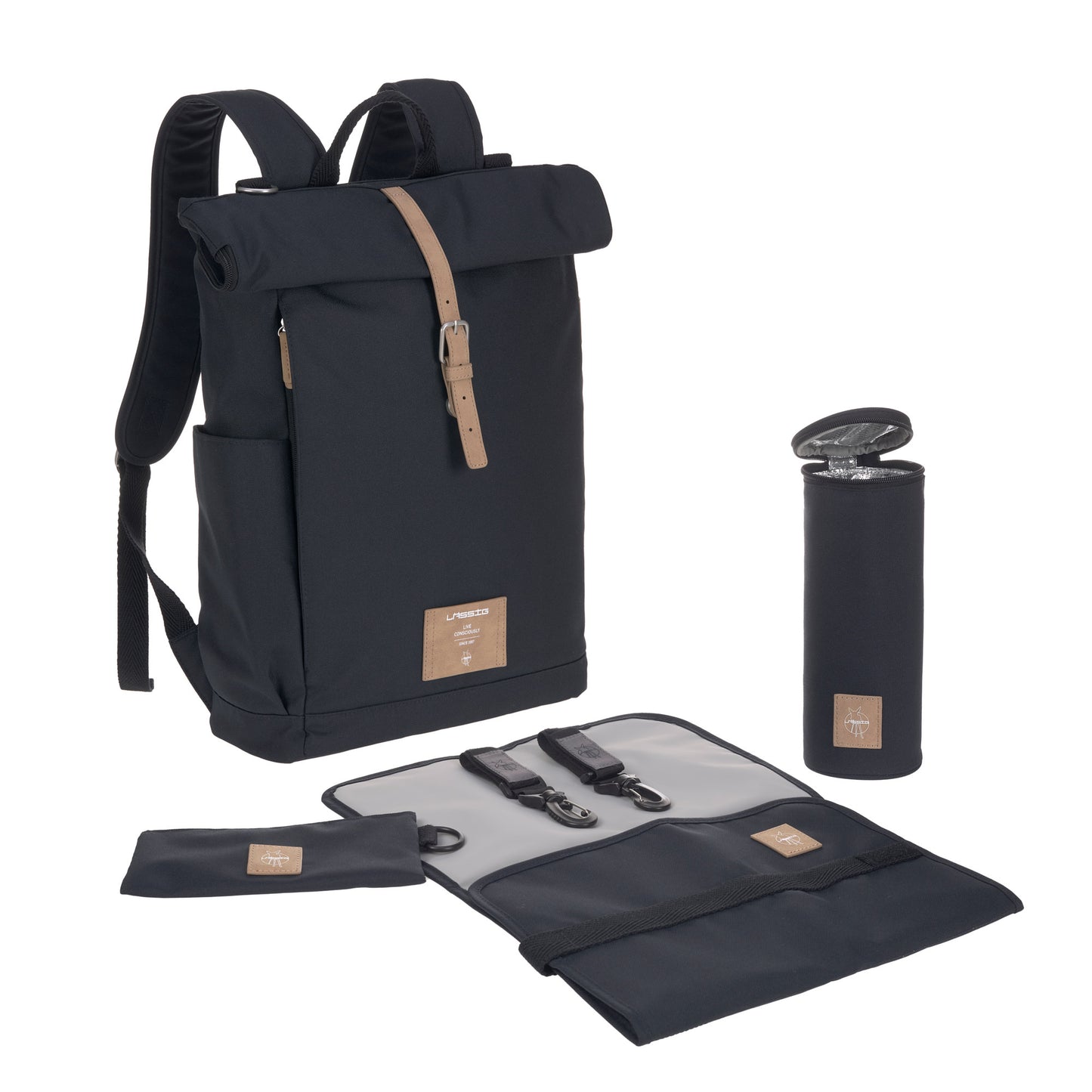 Lässig Rolltop Backpack verzorgingstas