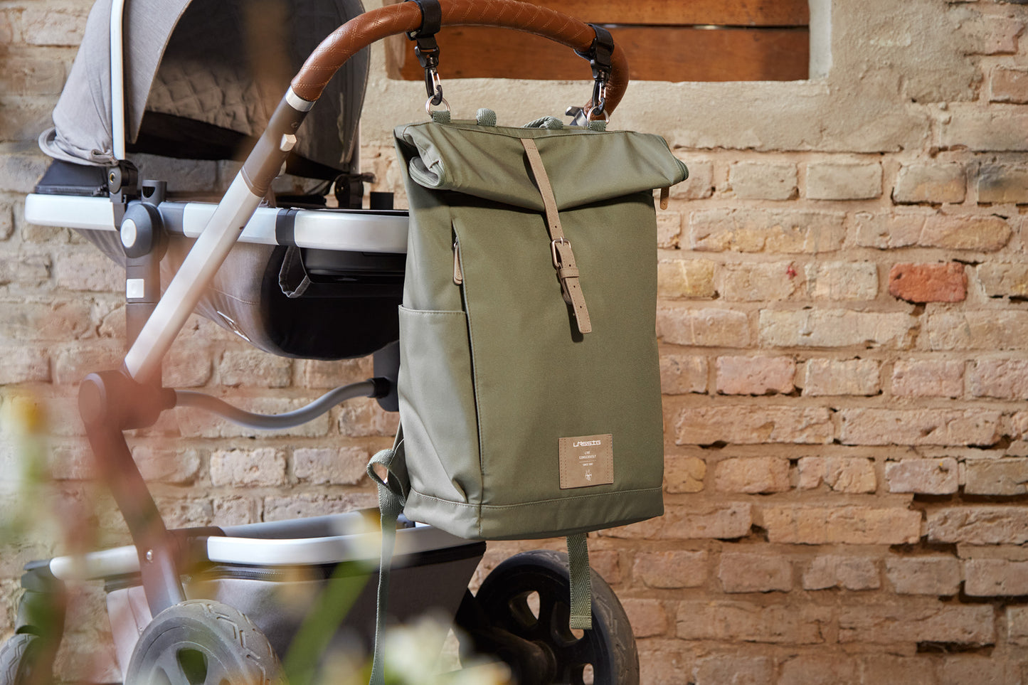 Lässig Rolltop Backpack verzorgingstas