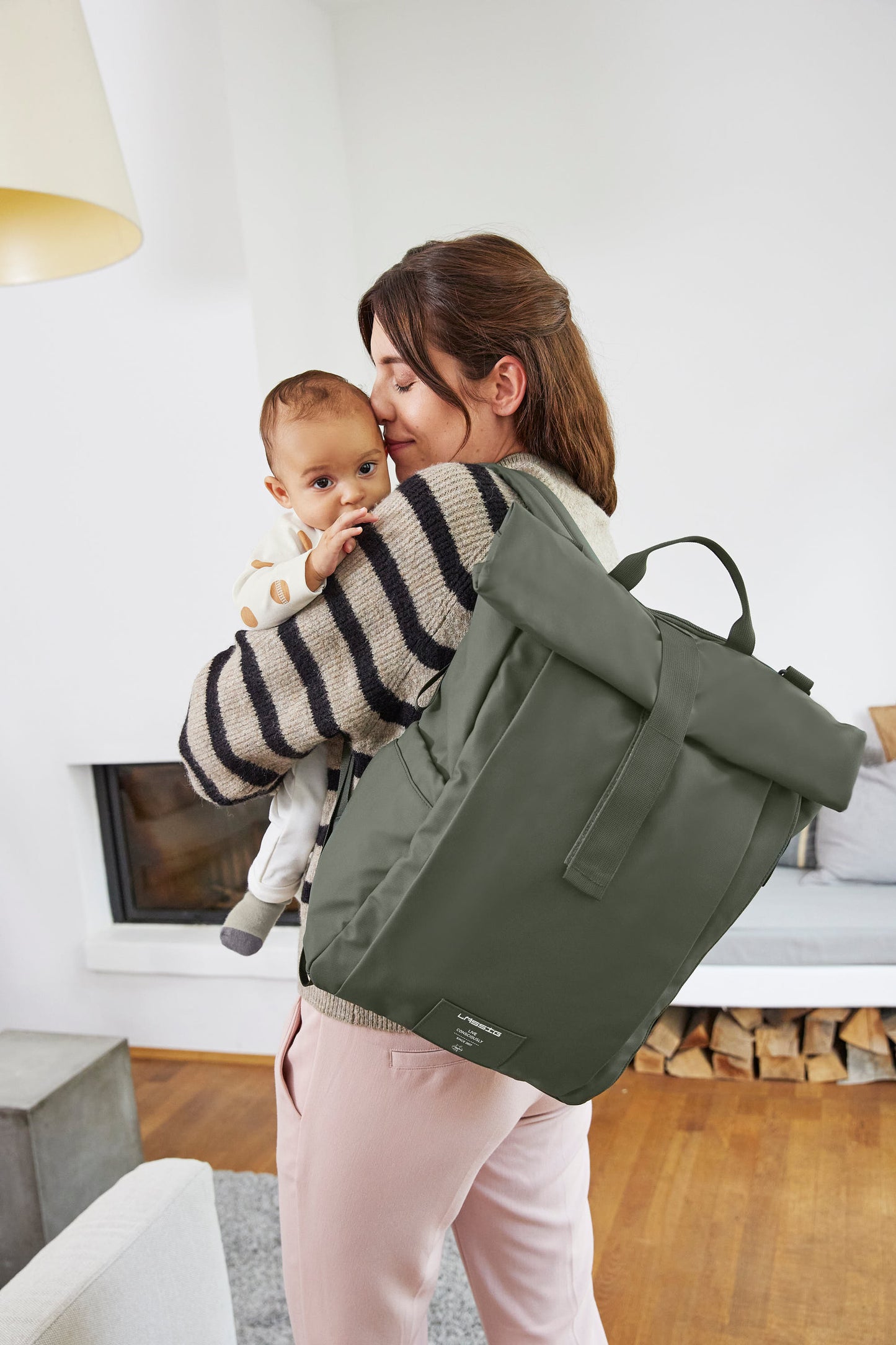 Lässig Rolltop Up Backpack verzorgingstas
