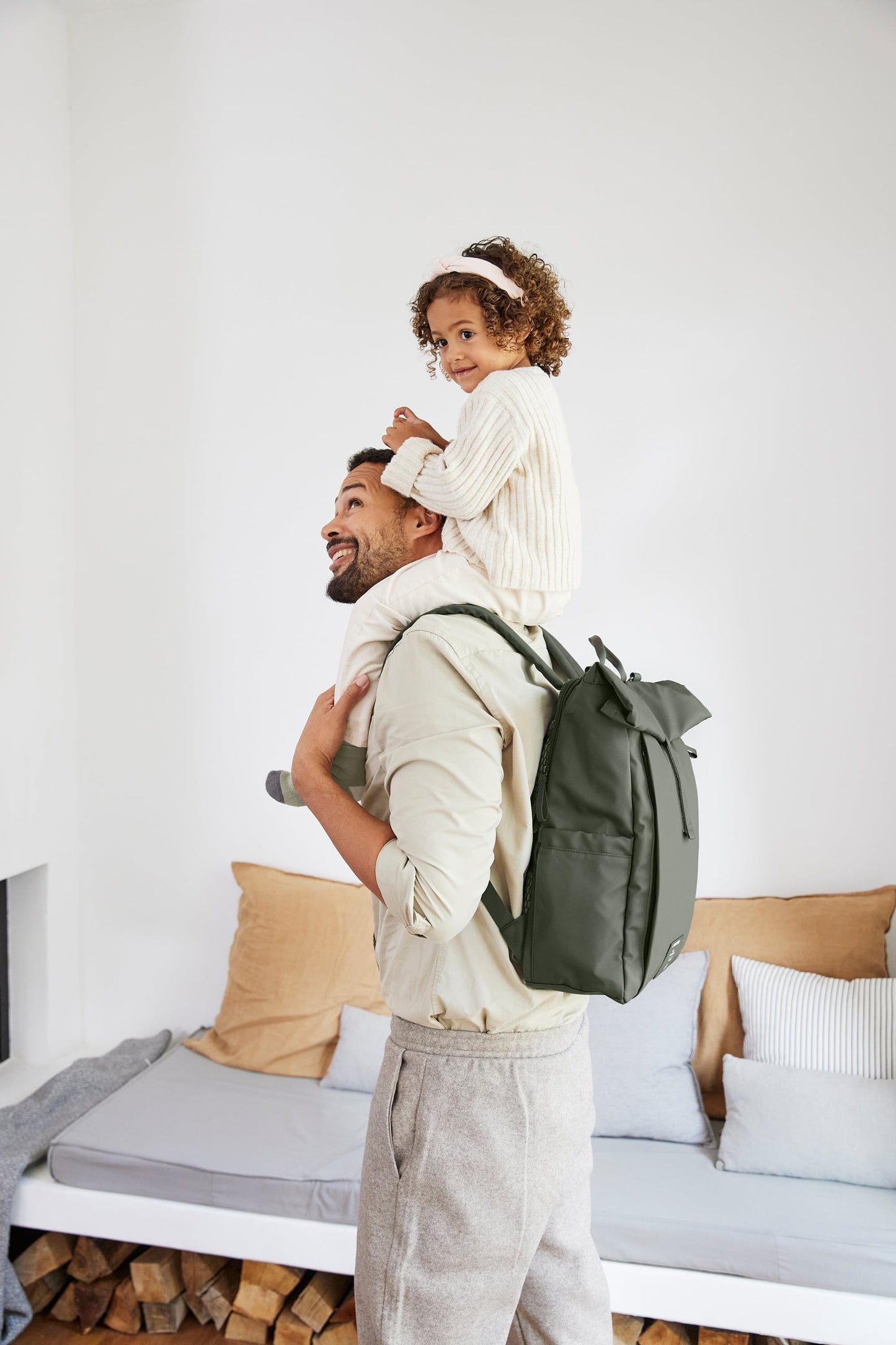 Lässig Rolltop Up Backpack verzorgingstas