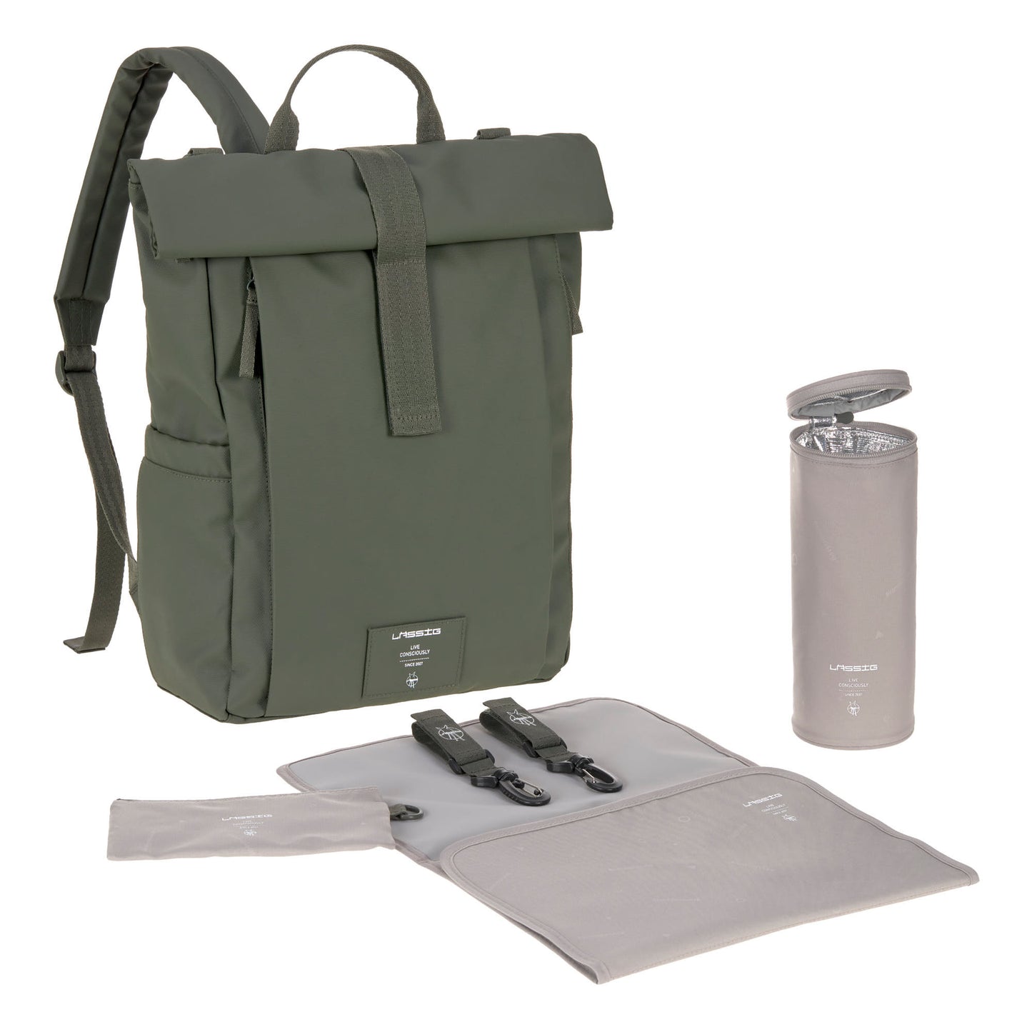 Lässig Rolltop Up Backpack verzorgingstas