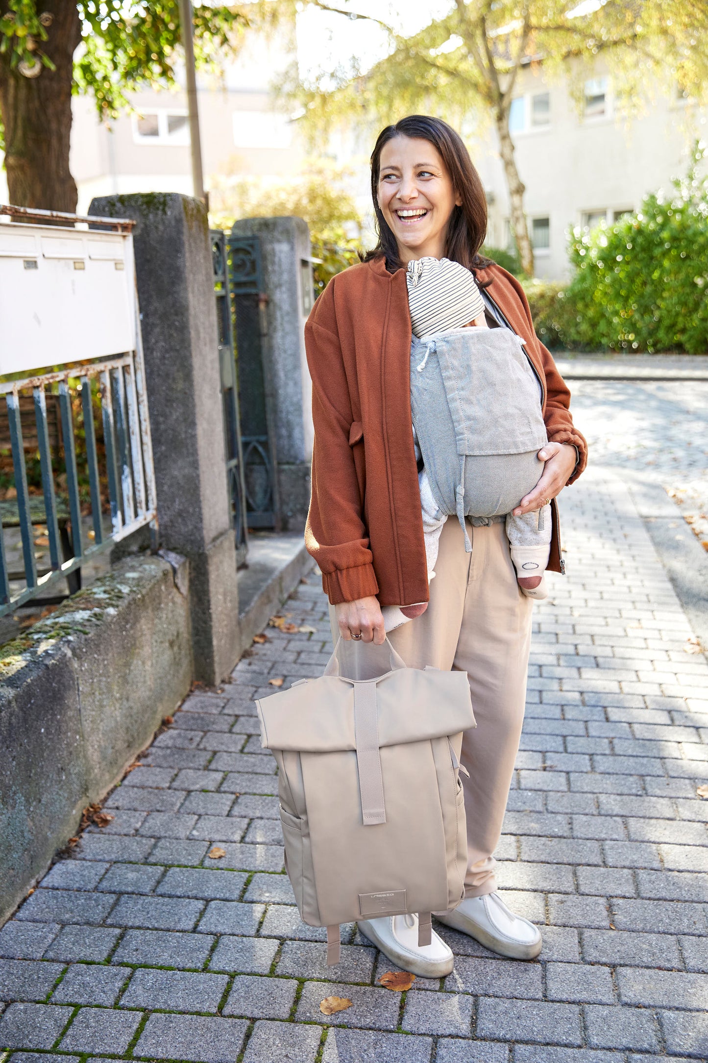 Lässig Rolltop Up Backpack verzorgingstas