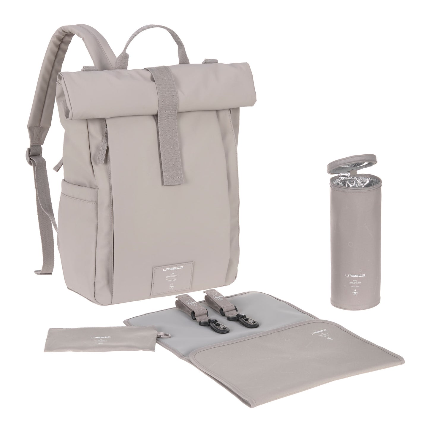 Lässig Rolltop Up Backpack verzorgingstas
