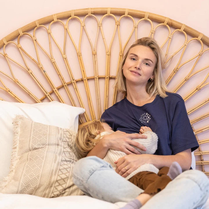 Latte Mamiato borstvoedingst-shirt met handige openingen