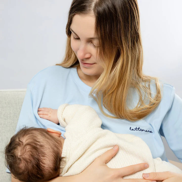 Latte Mamiato borstvoedingst-shirt met handige openingen