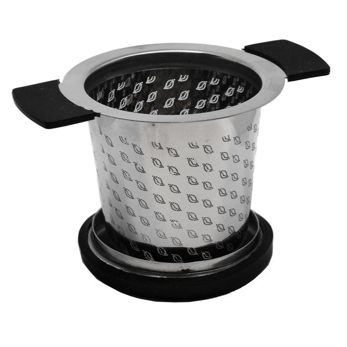 RVS theezeef met siliconen handvaten