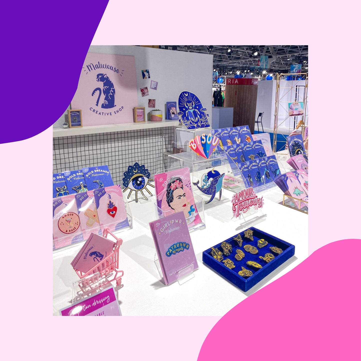 Malicieuse Pin Self love club roze