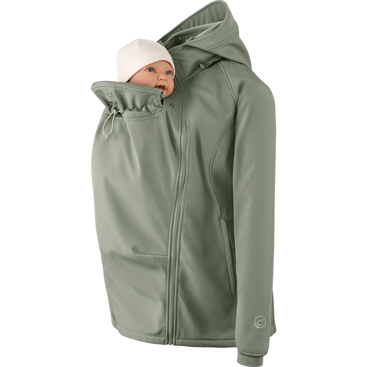 Mamalila Allrounder Fit softshell draagjas en zwangerschapsjas