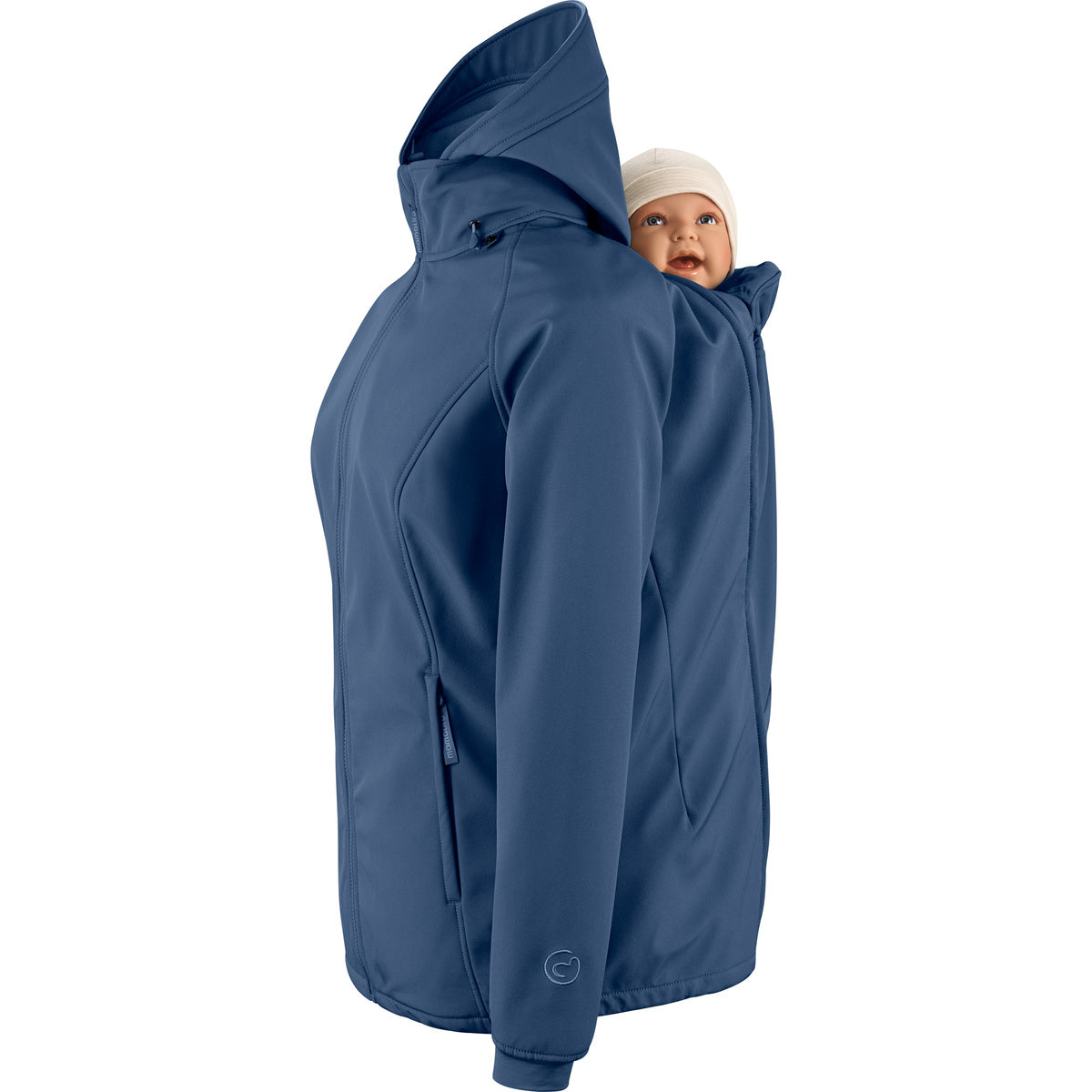 Mamalila Allrounder Fit softshell draagjas en zwangerschapsjas
