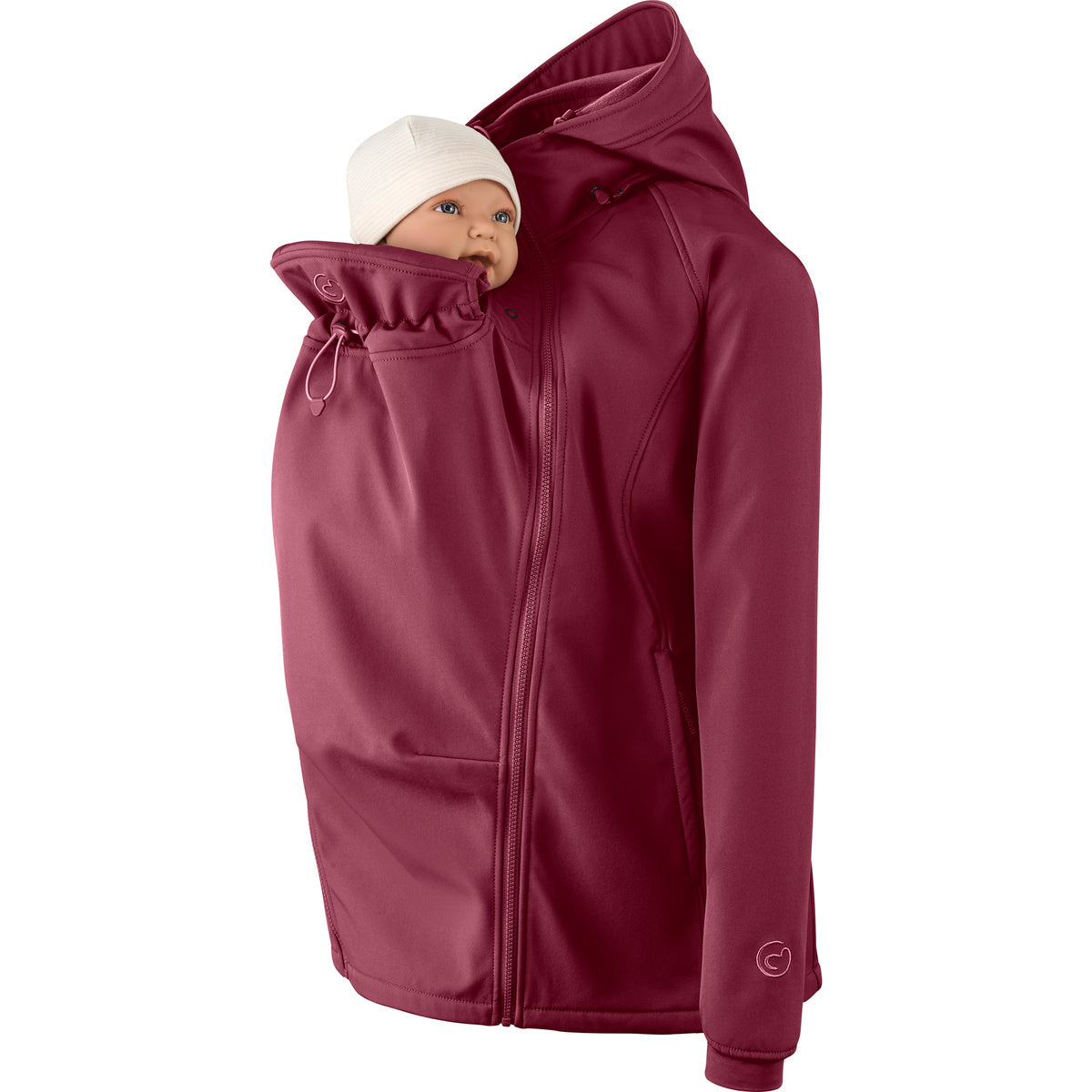 Mamalila Allrounder Fit softshell draagjas en zwangerschapsjas