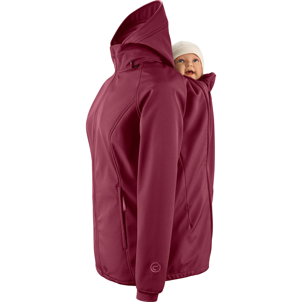 Mamalila Allrounder Fit softshell draagjas en zwangerschapsjas