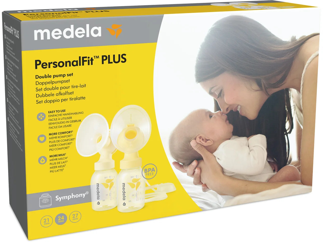 Medela PersonalFit Plus dubbele afkolfset voor Symphony