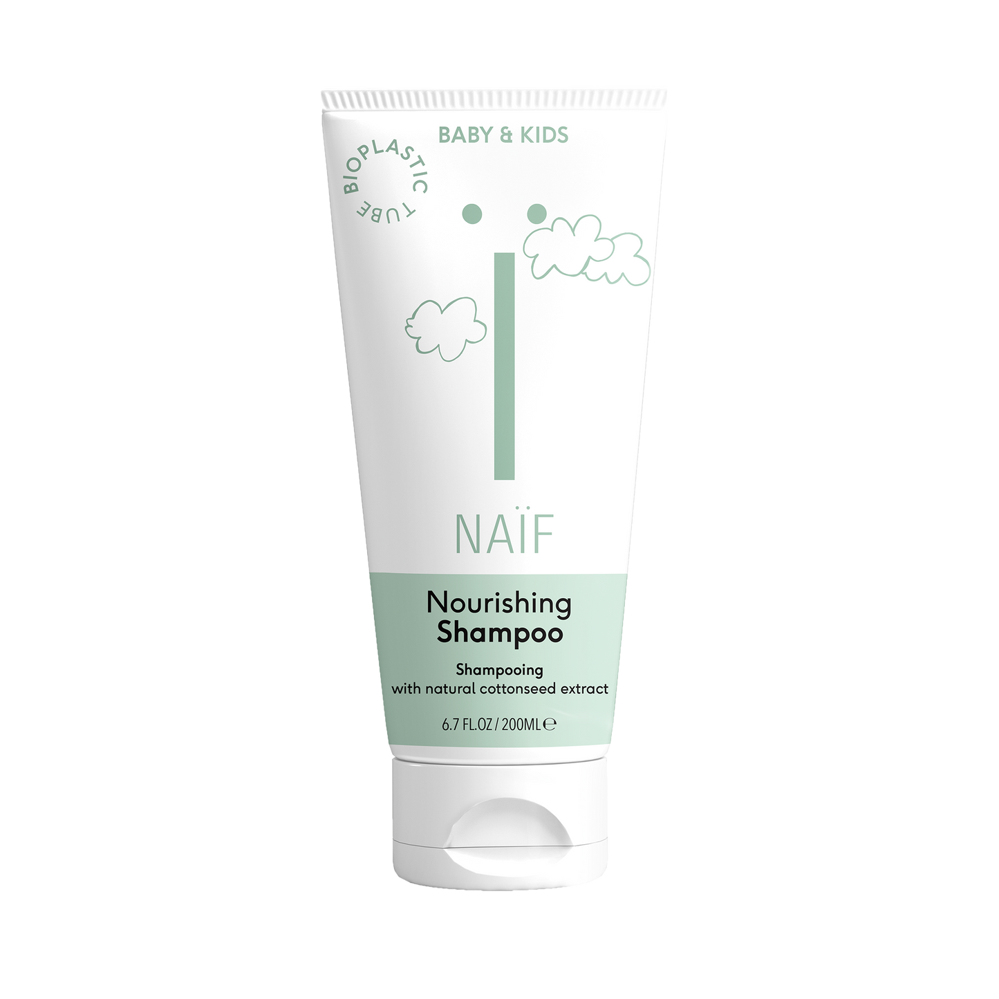 Een shampoo die zowel vriendelijk is voor het haar als voor de gevoelige hoofdhuid van uw kind