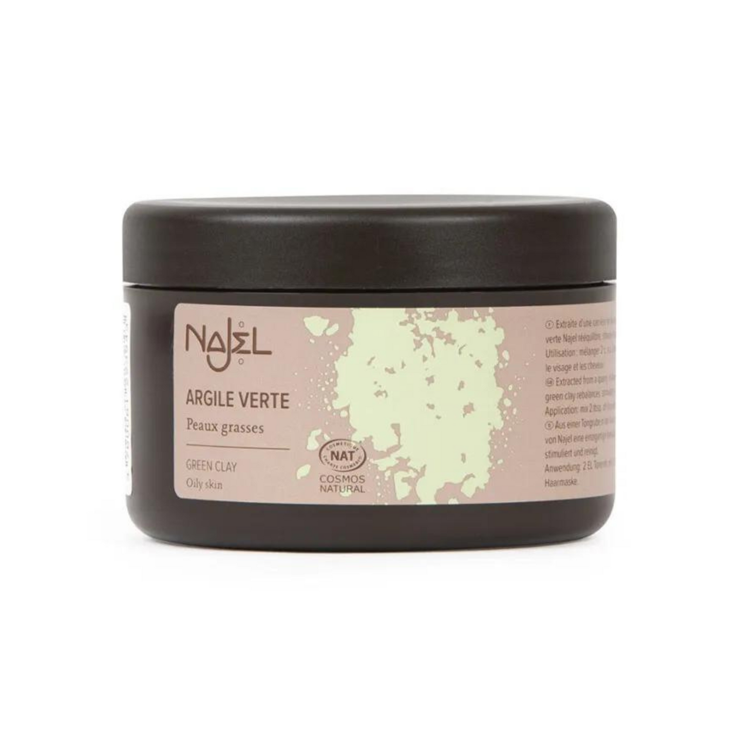 Volledig natuurlijke huidverzorging met de groene kleipoeder van Najel