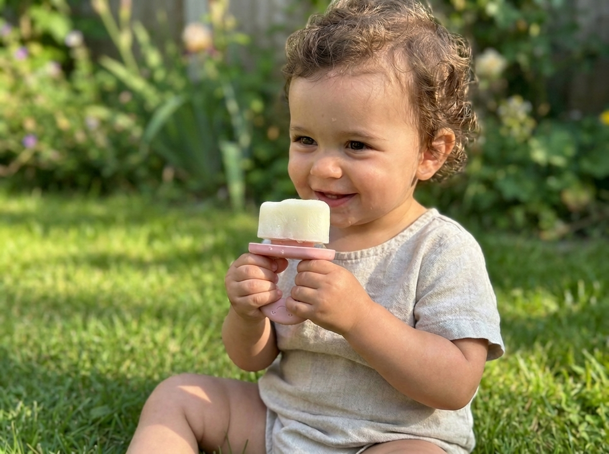 Owego Yummy Ice Pops in gebruik: zelfgemaakte ijsjes van fruit en yoghurt