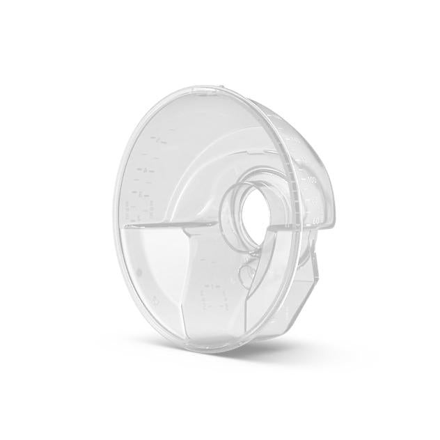Philips Avent Natural Care handsfree borstkolf: transparant borstschild in SkinSense-siliconen