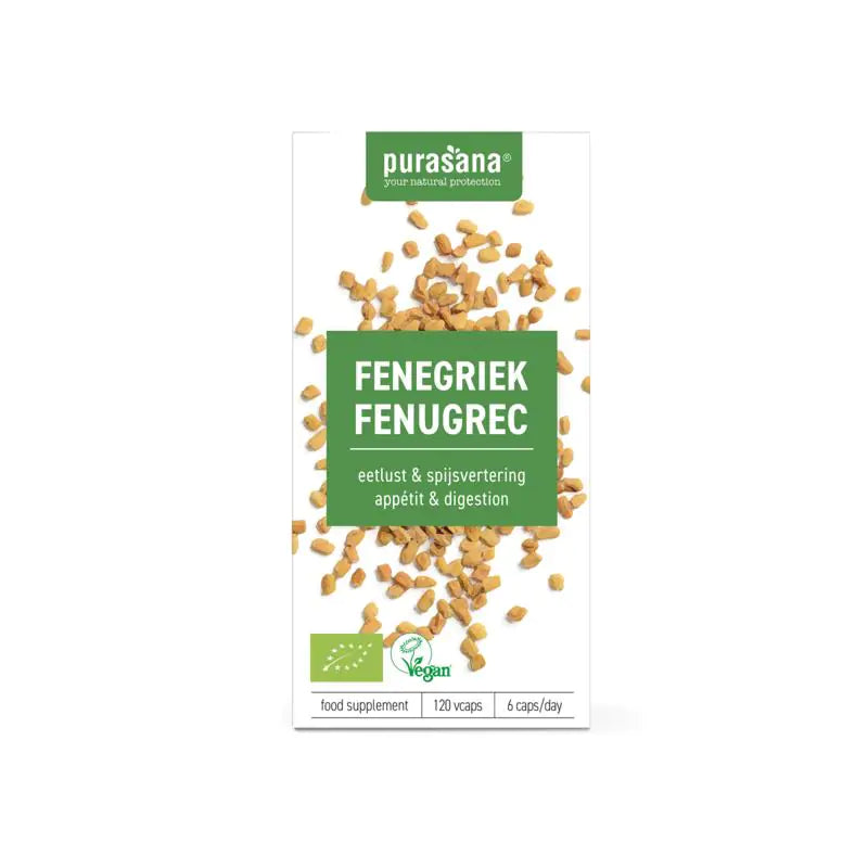Purasana Fenegriek capsules vegan 120st.