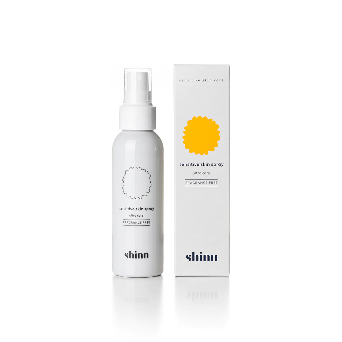 Sensitive skin spray biedt een intensieve voeding, bescherming en verlichting