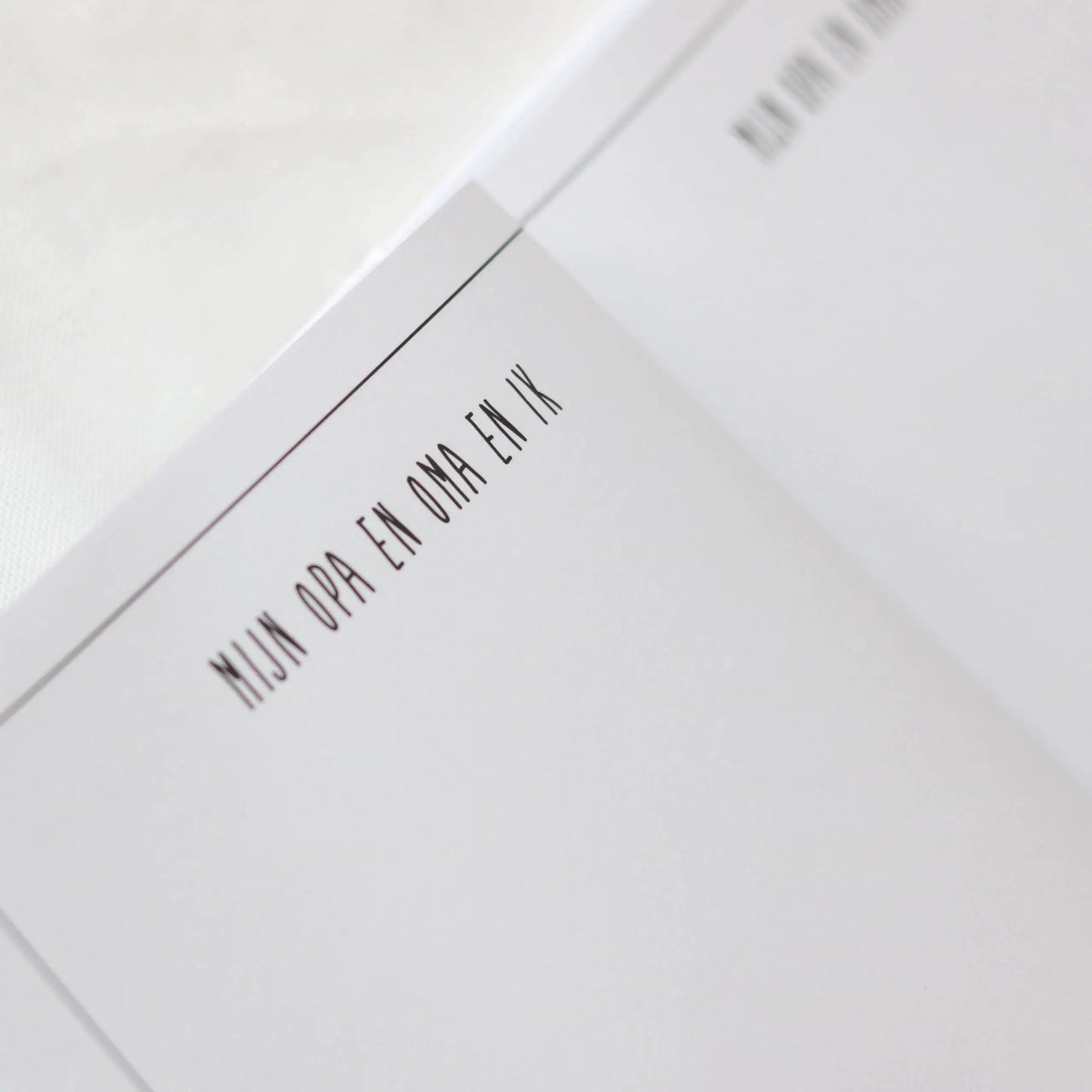 Zebrapaardje Invulboek Baby 0-12 maanden - linnen cover