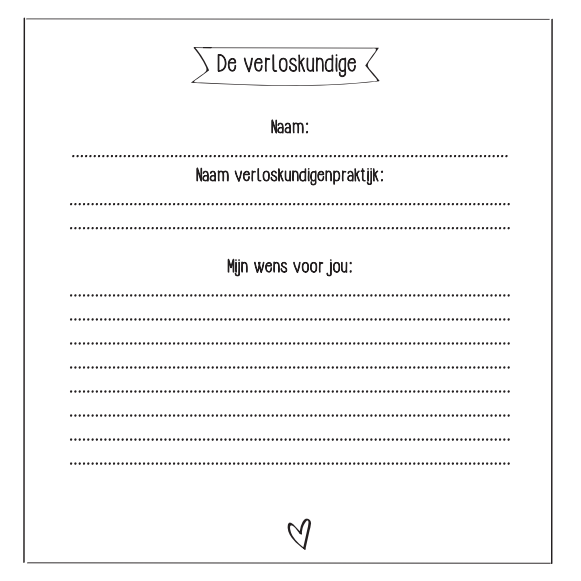 Zebrapaardje Kraambezoekboek - linnen cover