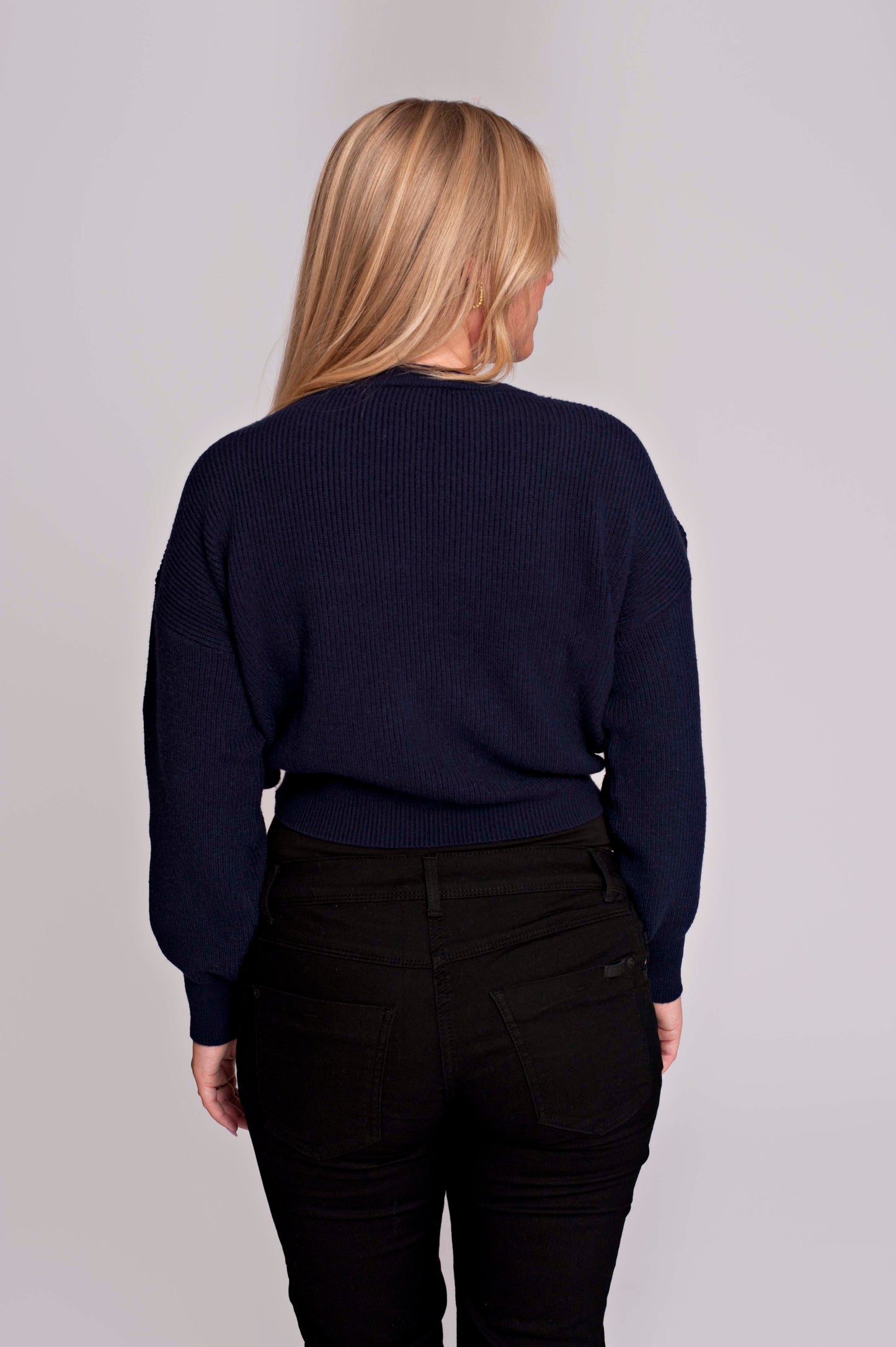 Love2Wait Knit Cropped korte gebreide zwangerschapstrui