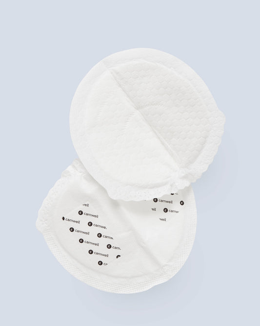 Carriwell Disposable Bamboo Breast Pads: verpakking vooraanzicht