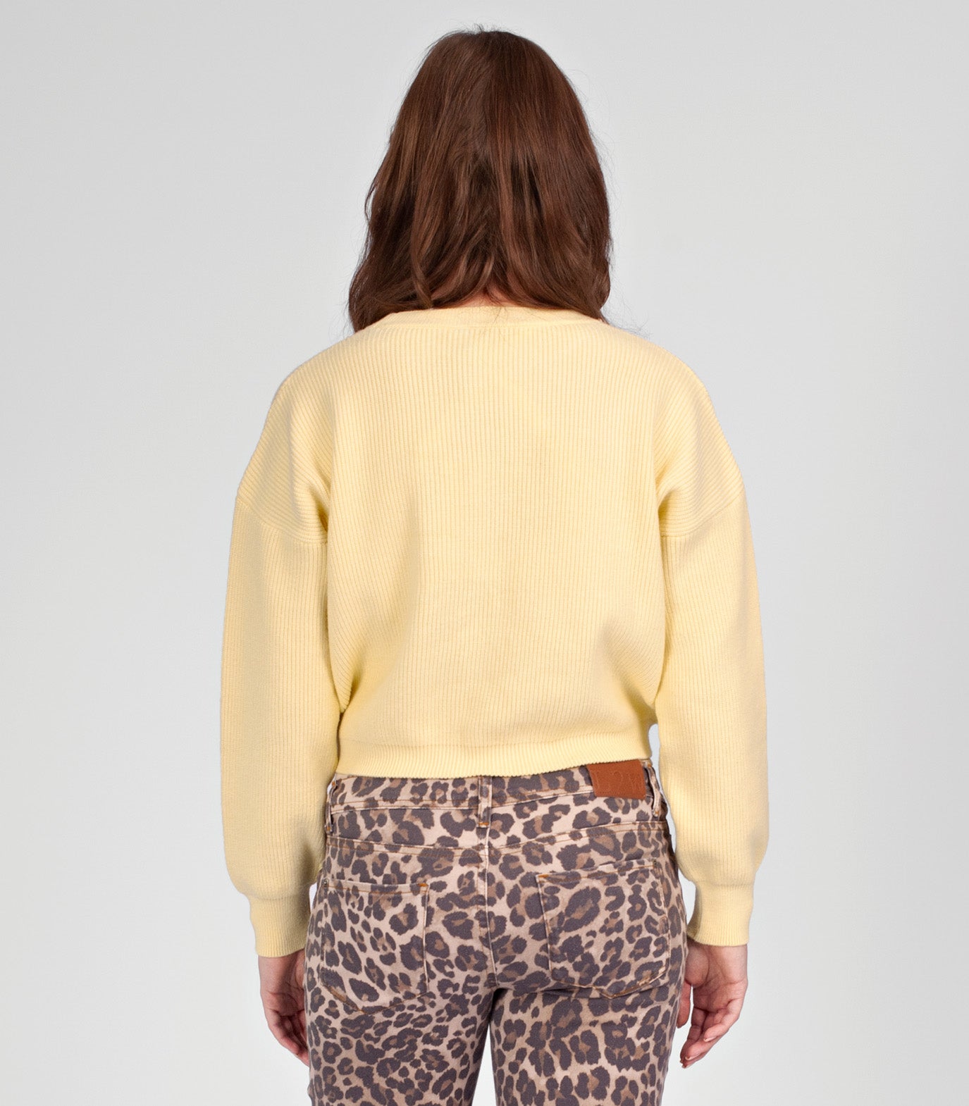 Love2Wait Knit Cropped korte gebreide zwangerschapstrui