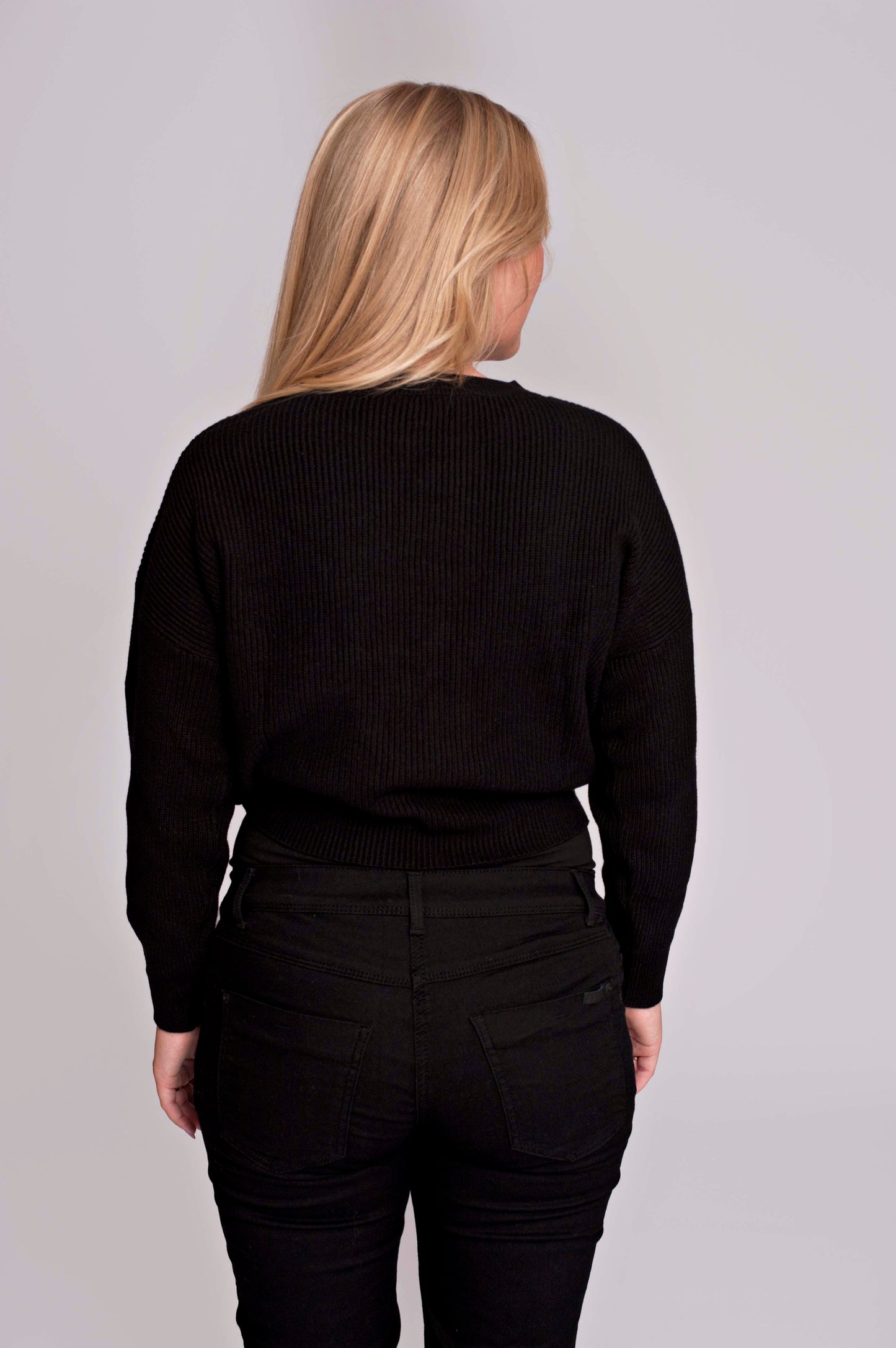 Love2Wait Knit Cropped korte gebreide zwangerschapstrui