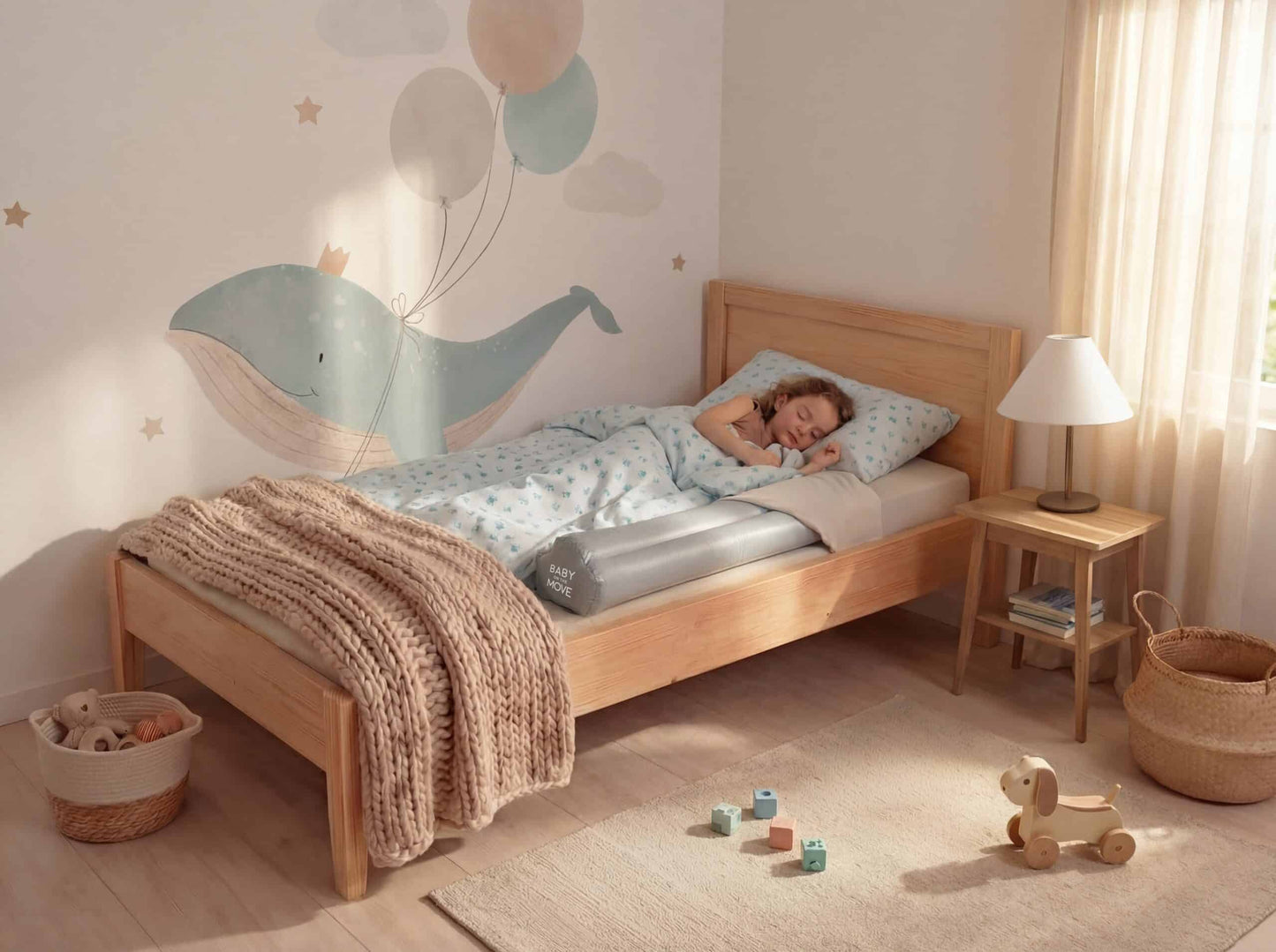 Baby On The Move Bed Guard opblaasbare bedrand