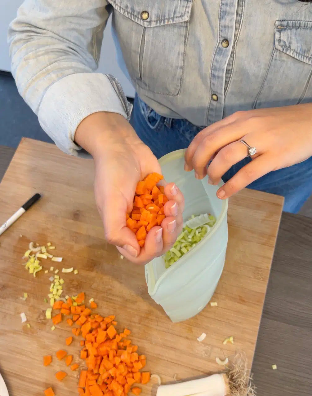 Baby on the Move Yummy Storage herbruikbare silicone opbergzak