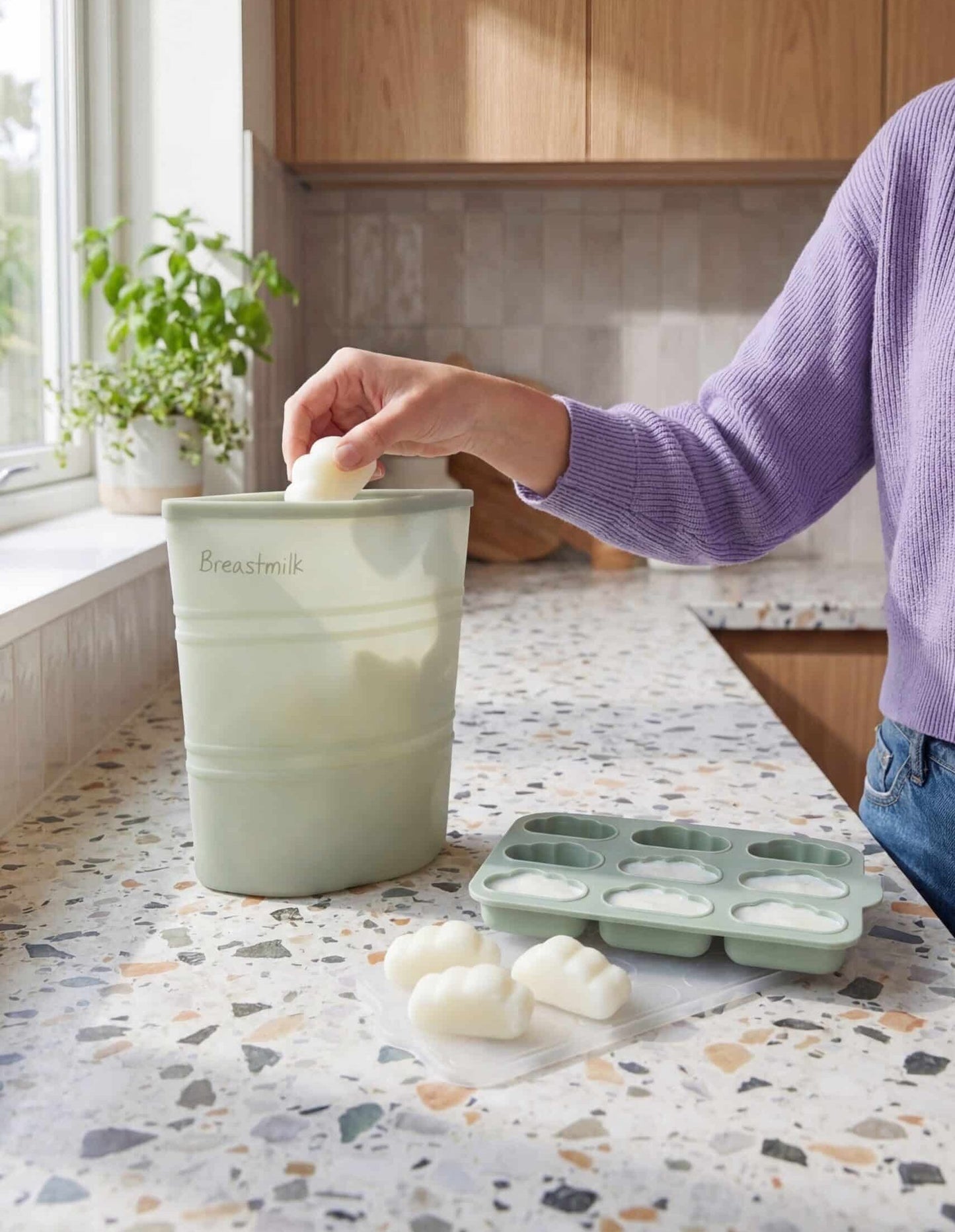 Baby on the Move Yummy Storage herbruikbare silicone opbergzak