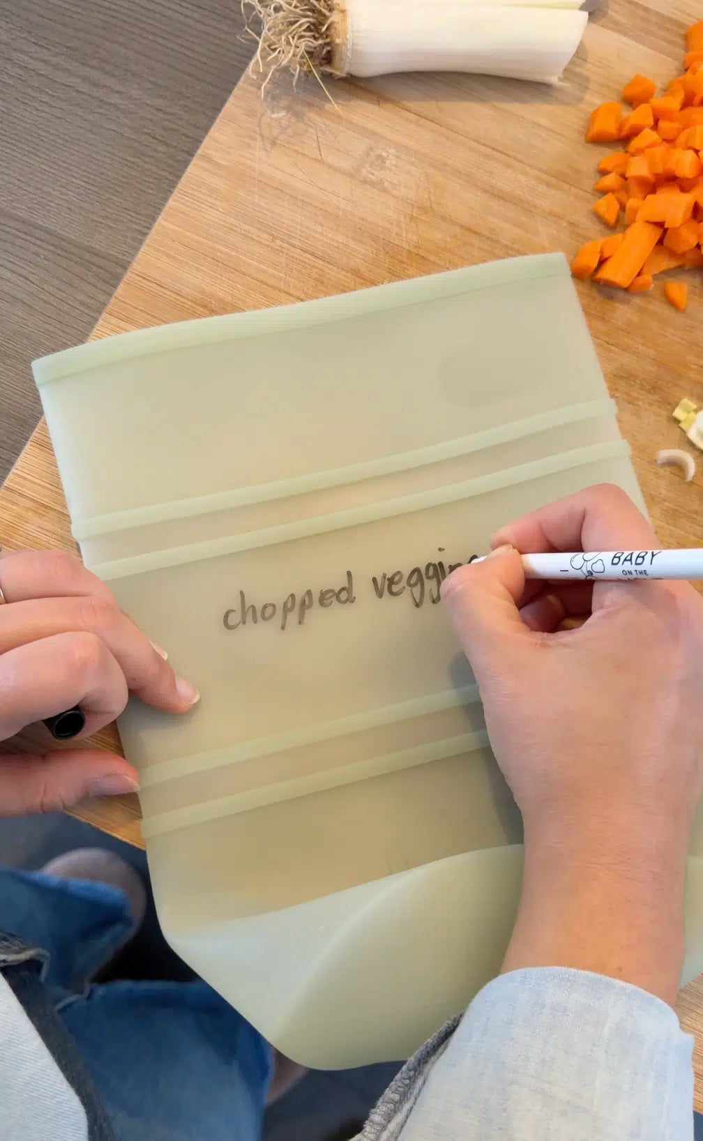 Baby on the Move Yummy Storage herbruikbare silicone opbergzak