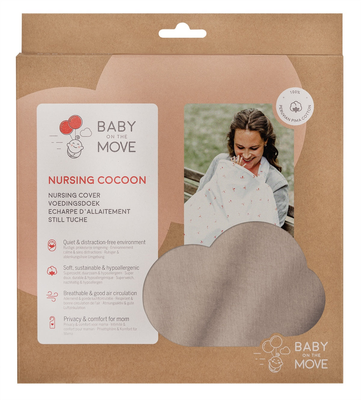 Baby on the Move Nursing Cocoon Borstvoedingsdoek - Epic Natural