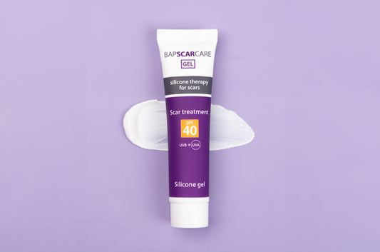 BapScarCare Siliconegel SPF40 10g voor bescherming van littekens
